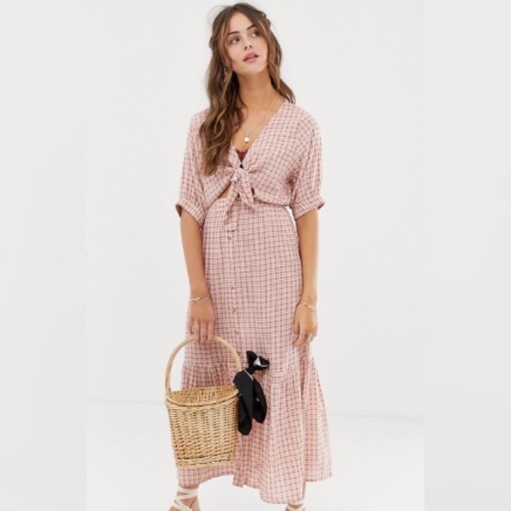 🌟 FAITHFULL THE BRAND MAPLE MIDI DRESS NWT 🌟 - Picture 4 of 12